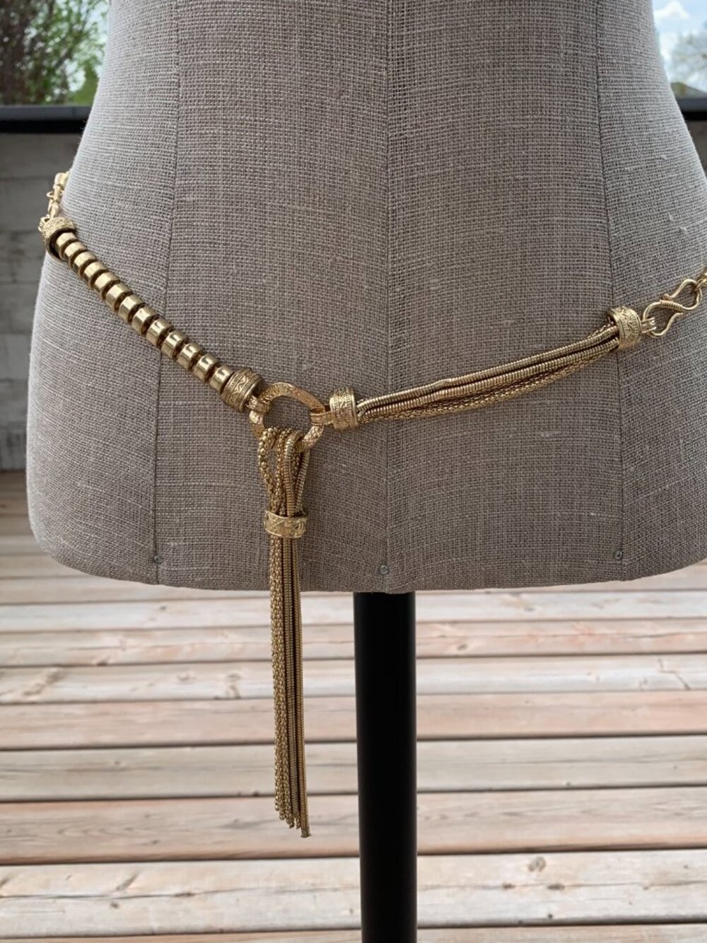 Vintage Gold Hip Waist Chain Belt Necklace Jewelry Beach Festival Boho Retro Y2K - Picture 2 of 14